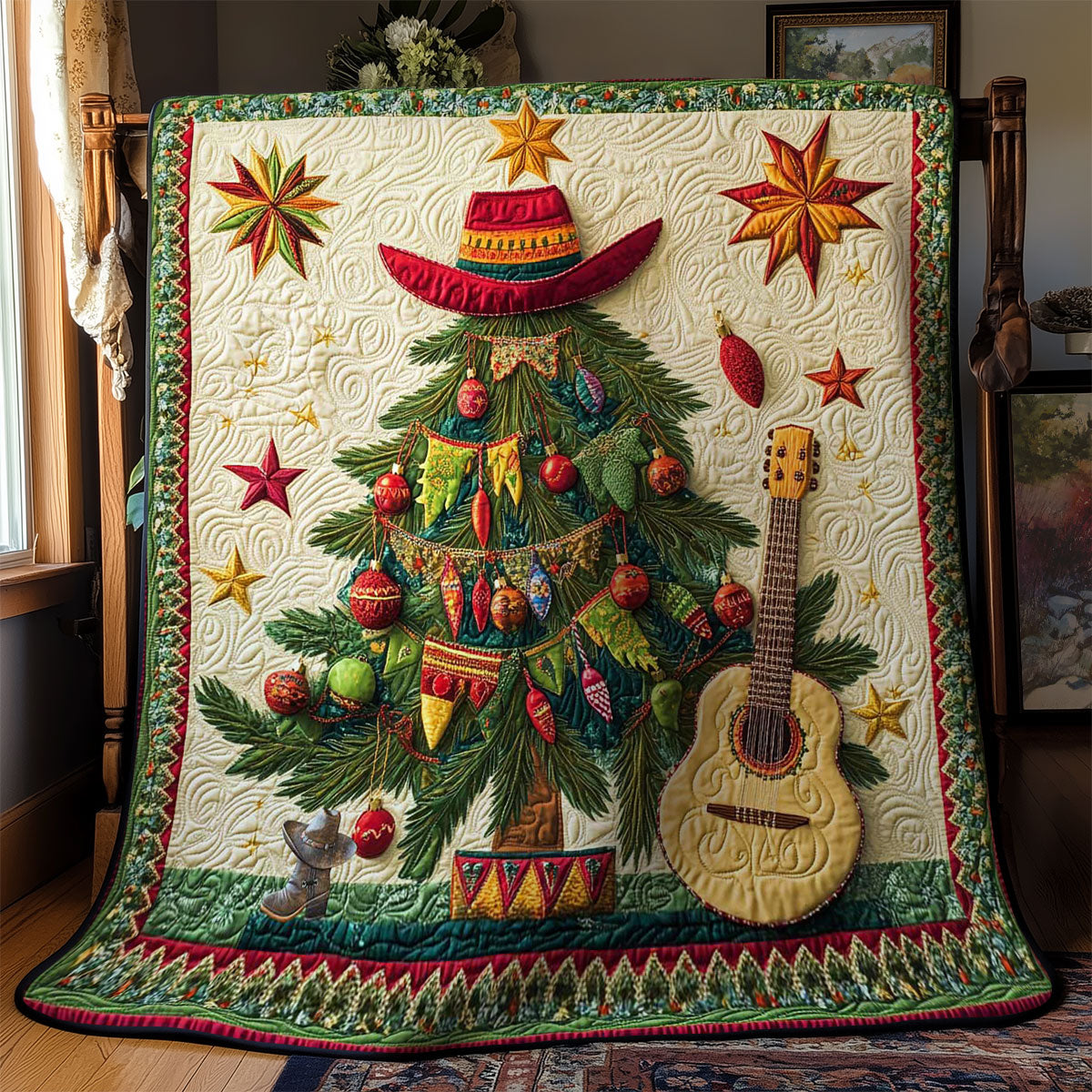 Sombrero Christmas Tree WN1612015CL Quilt