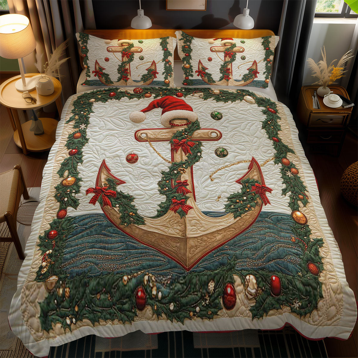 Christmas Anchor WN1701095CL Duvet Cover Set