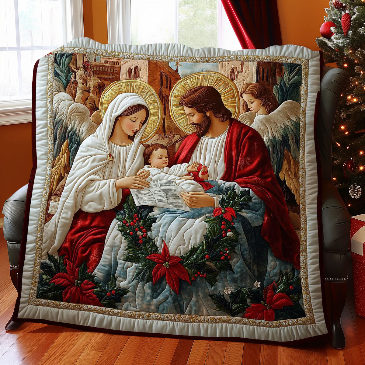 The Holy Family WY0512005CL Quilt