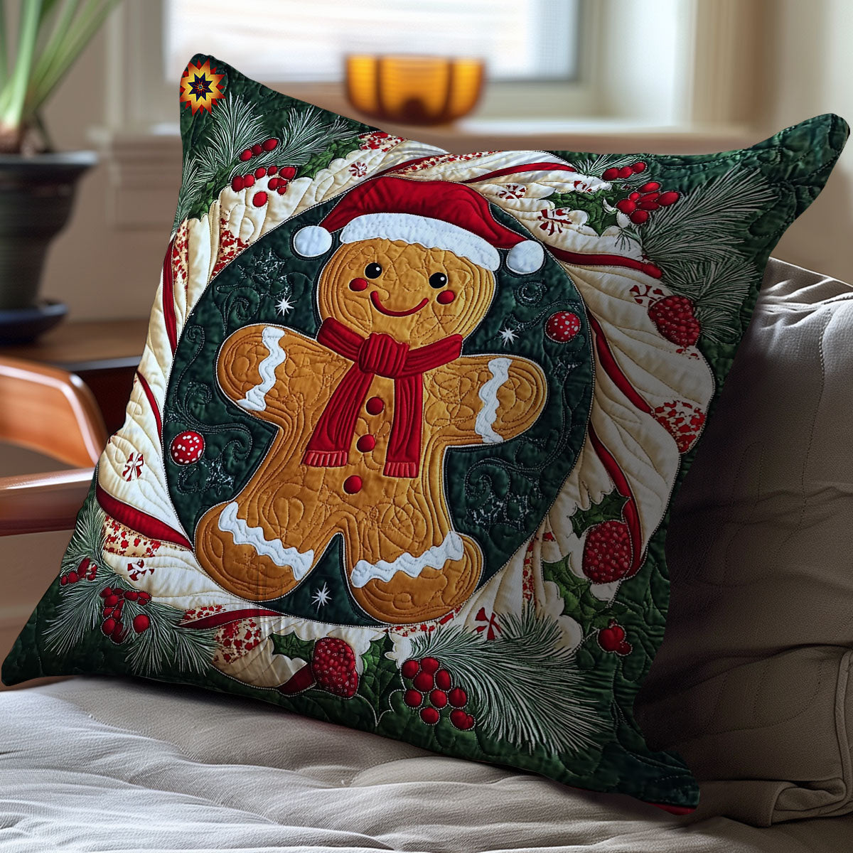 Gingerman WY0212080CL Quilt Pillow Case