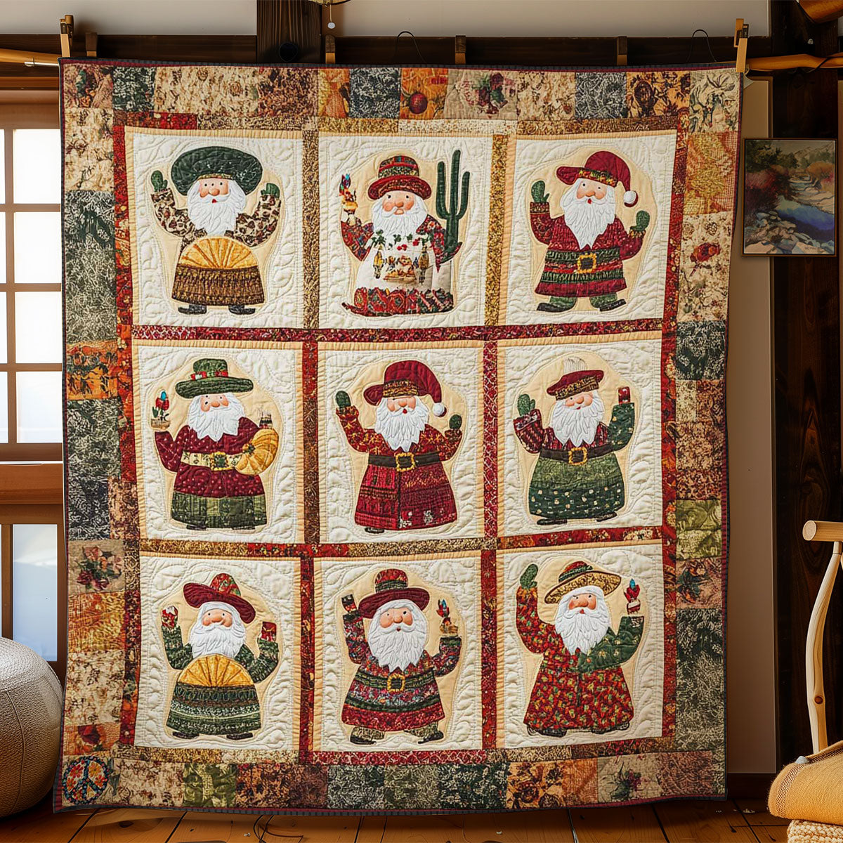 Santa’s Fiesta WN2311010CL Quilt
