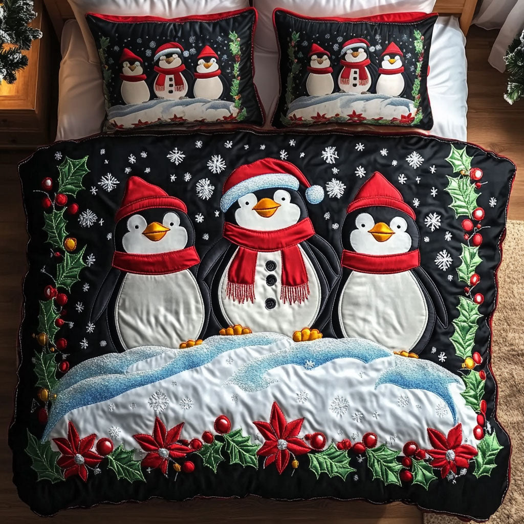 Frosty Penguin WN0410030CL Duvet Cover Set