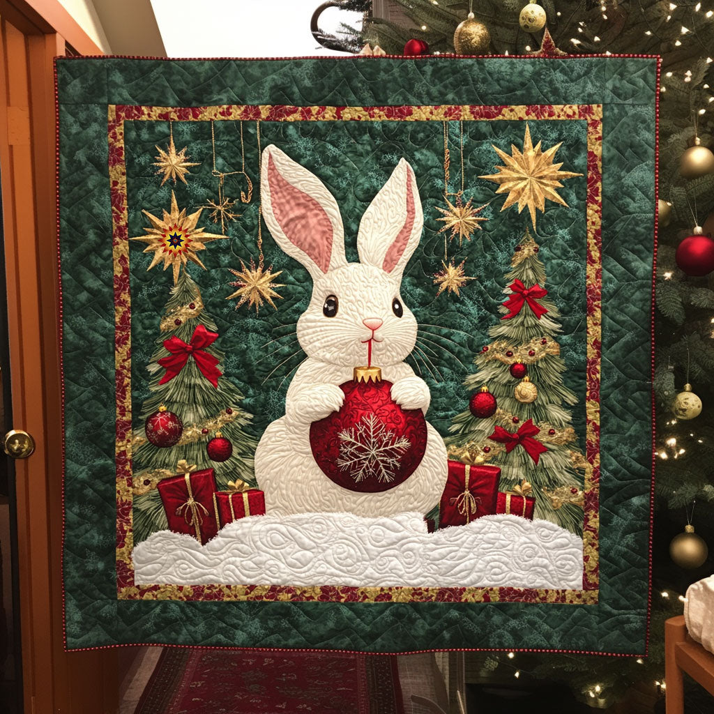 Christmas Rabbit WJ2711009CL Quilt
