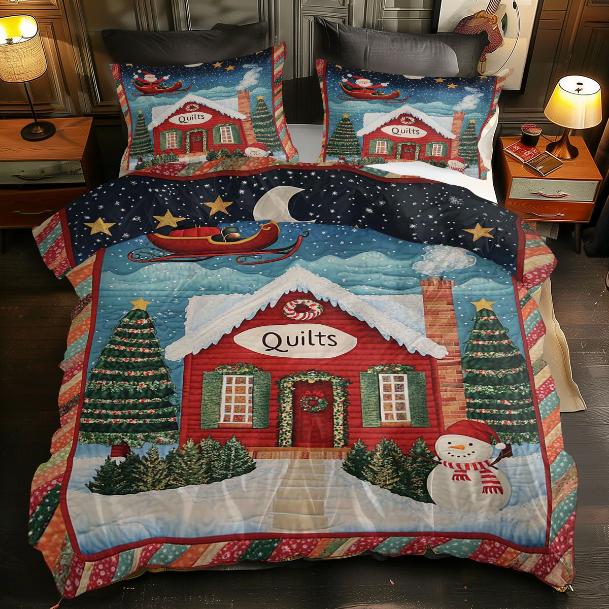 Christmas House WJ0808038CL Duvet Cover Set