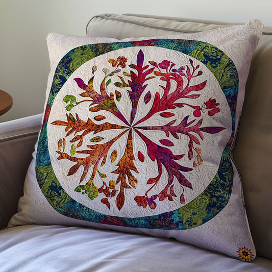 Colorful Snowflake WY0212030CL Quilt Pillow Case