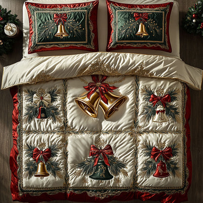 Enchanted Christmas Bells WN0309027CL Duvet Cover Set
