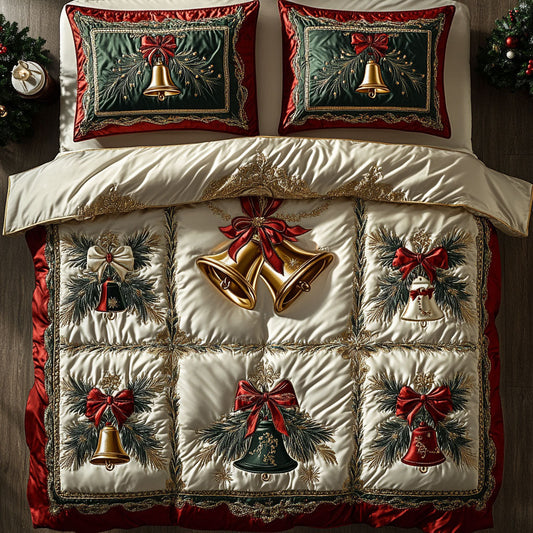 Enchanted Christmas Bells WN0309027CL Duvet Cover Set