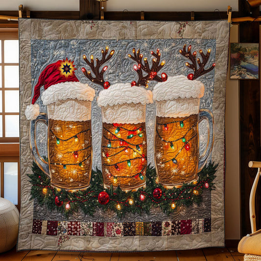 Christmas Cheer Beer WN0512047CL Quilt