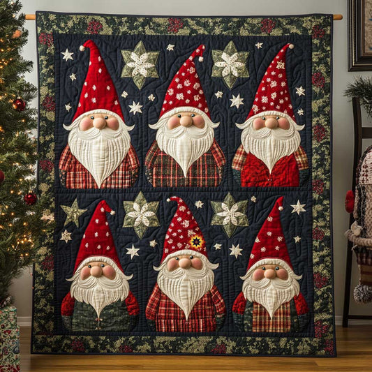 Cute Vintage Gnome WP2611024CL Quilt