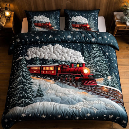 Christmas Train WJ1707022CL Duvet Cover Set
