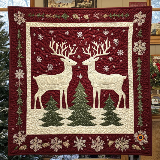 Christmas Reindeer WJ2211018CL Quilt