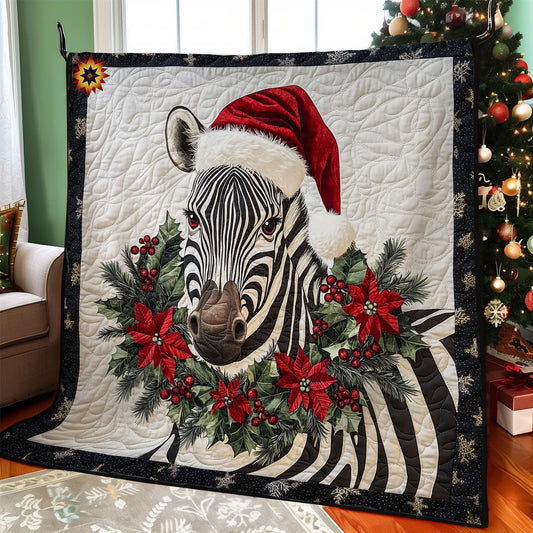 Christmas Zebra WY2511060CL Quilt