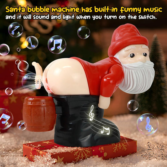🎄Celebrate Christmas: 60% OFF! 🎅Bubble Blowing Santa With Music & Flashing Lights🫧