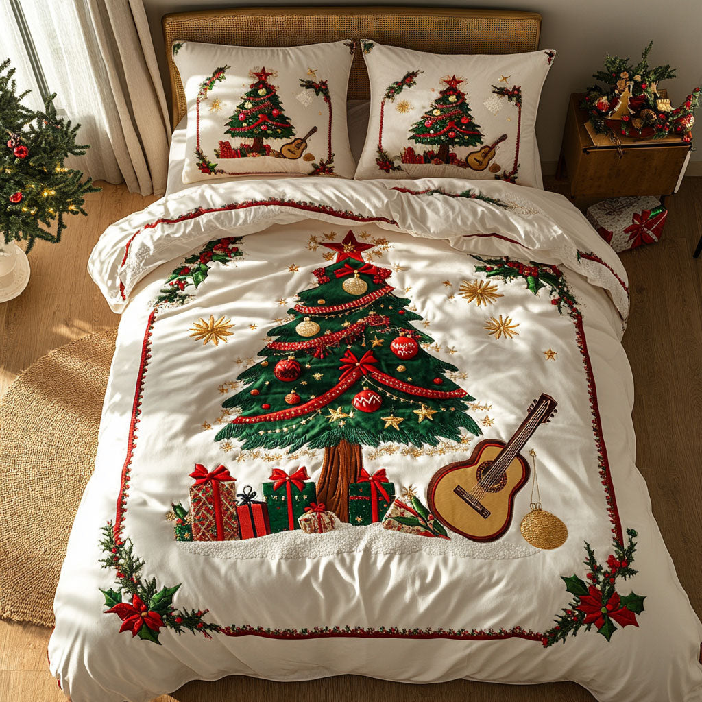 Jubilant Christmas Tree WN2608056CL Duvet Cover Set