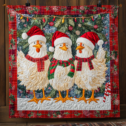 Christmas Chicken Magic WN0810011CL Quilt