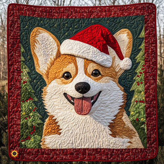 Happy Corgi WX2311027CL Quilt