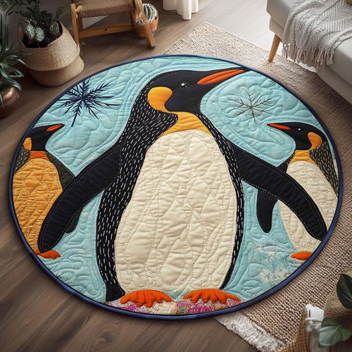 Waddle Wonderland WJ2507049CL Quilted Round Mat