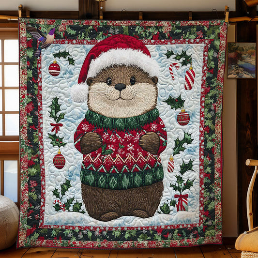 Snowy Otter Spirit WN2012009CL Quilt