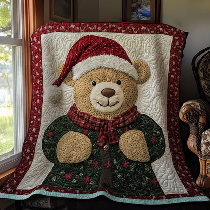 Teddy Bear Christmas WX2111046CL Quilt