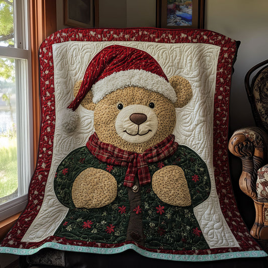 Teddy Bear Christmas WX2111046CL Quilt