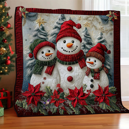 Santa Snowman WY2811013CL Quilt