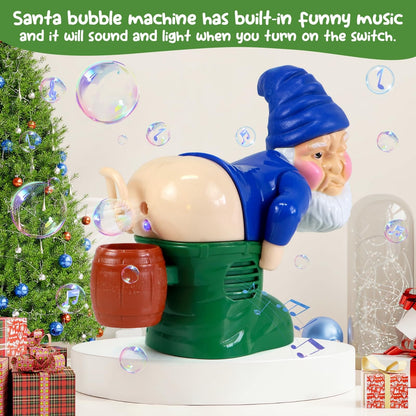 🎄Celebrate Christmas: 60% OFF! 🎅Bubble Blowing Santa With Music & Flashing Lights🫧