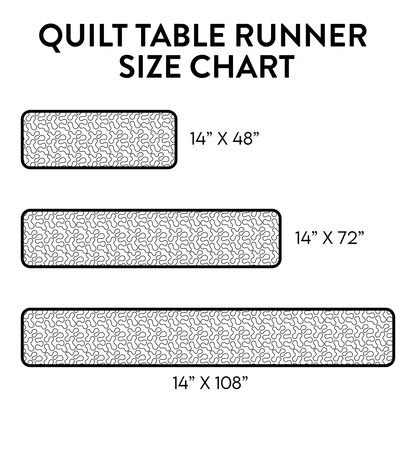 Gnome Cup XR0910056CL Quilted Table Runner