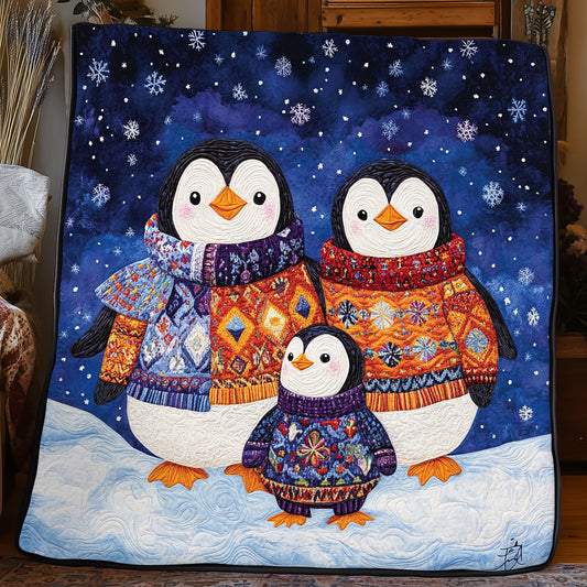 Penguin Family WJ0505002CL Quilt