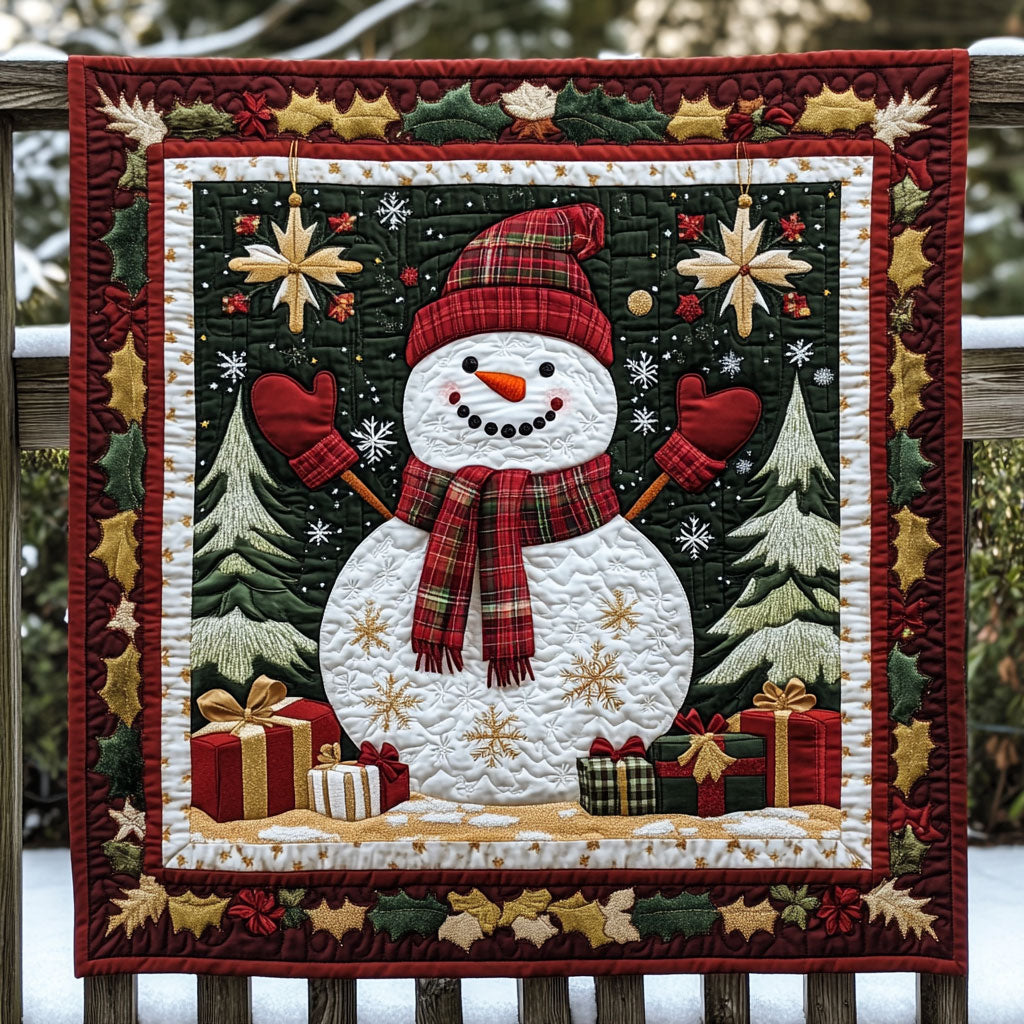 Cheerful Snowman WN0309013CL Quilt