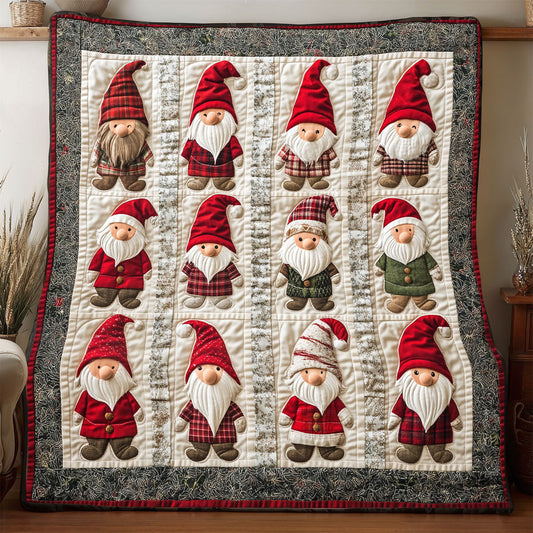 Christmas Gnome WP1505009CL Quilt