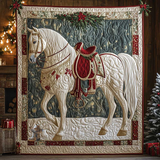 Christmas Blessing Horse WN2911028CL Quilt