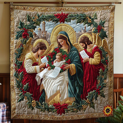 Christmas Holy Family WY0612032CL Quilt