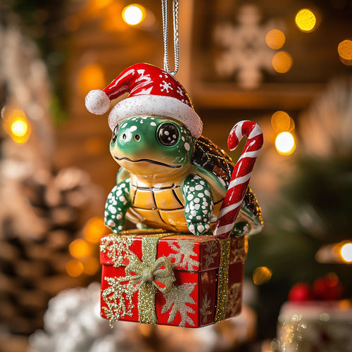 Turtle's Treat LT1110045CL Christmas Ornament