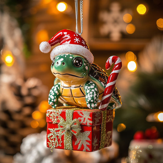 Turtle's Treat LT1110045CL Christmas Ornament