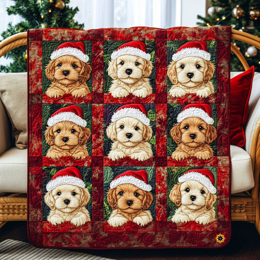 Christmas Puppy WJ0312010CL Quilt