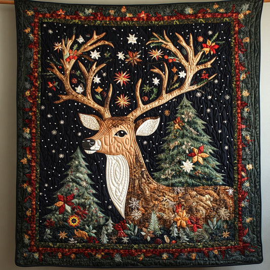 Christmas Deer WJ2211012CL Quilt