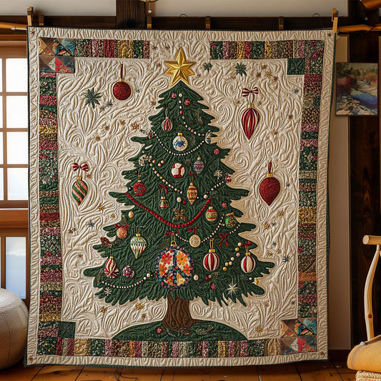 Festive Soccer Tree WN2711012CL Quilt