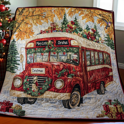 Christmas Bus WY2111046CL Quilt