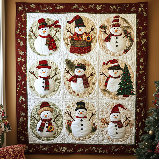 Christmas Snowmen XR0312011CL Quilt