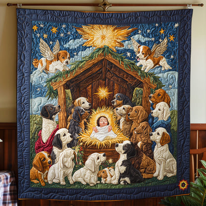 Christmas Dog Angel WY1911095CL Quilt
