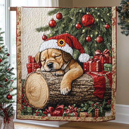 Sleeping Beagle Christmas WP1211026CL Quilt