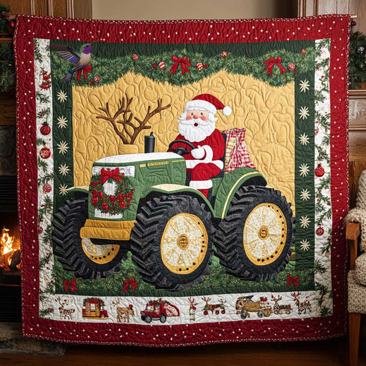 Santa's Green Sleigh WN2011029CL Quilt