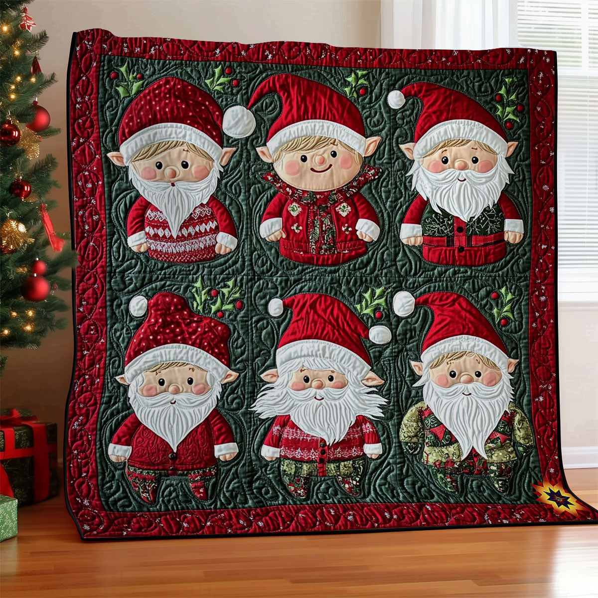 Christmas Gnome WY2311010CL Quilt
