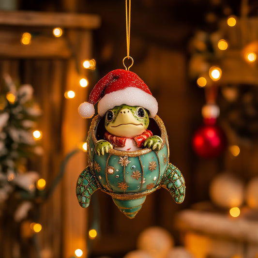Turtle Comet LT1110037CL Christmas Ornament