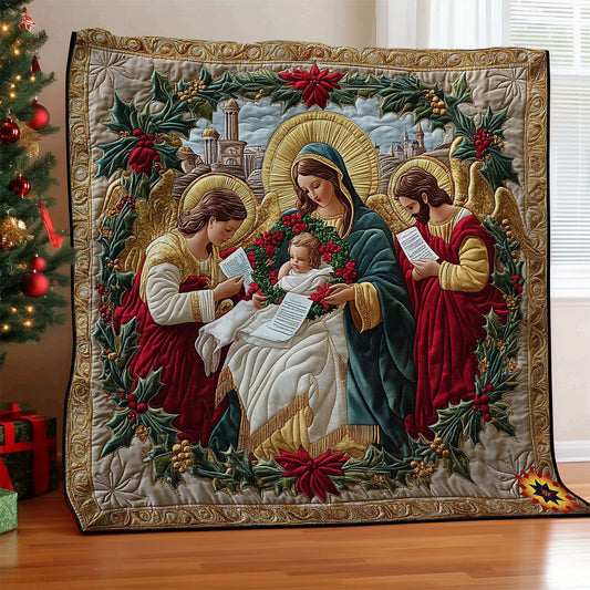 Christmas Holy Family WY0612032CL Quilt