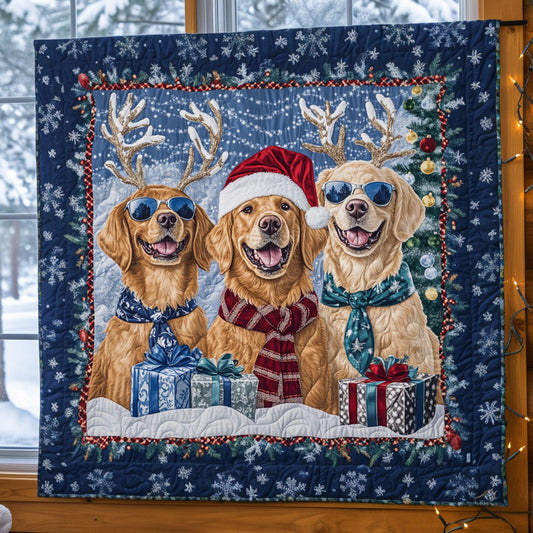 Golden Retriever Harvest WN15080039CL Quilt
