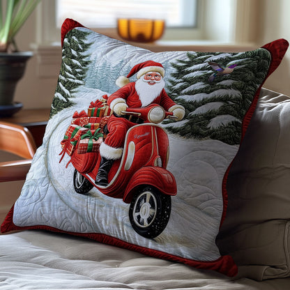 Scotter Santa WY1012015CL Quilt Pillow Case