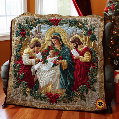 Christmas Holy Family WY0612032CL Quilt