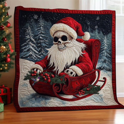 Skull Santa Claus WY0712024CL Quilt