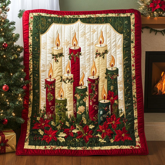 Christmas Candles XR2409006CL Quilt